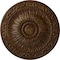 Ekena Millwork Lunel Ceiling Medallion (Fits Canopies up to 3 3/4"), 20 1/4"OD x 1 1/2"P, Root Beer Crackle CM20LURBC - alternate 1